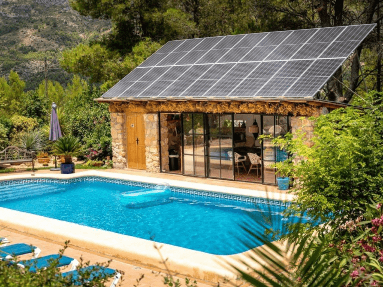 casa con colector